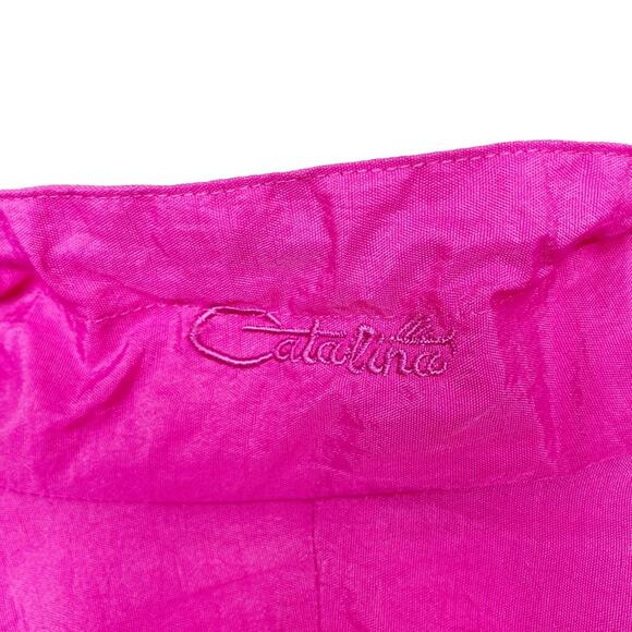 Vintage Catalina Pink Full Zip Windbreaker Sz L - Picture 7 of 8